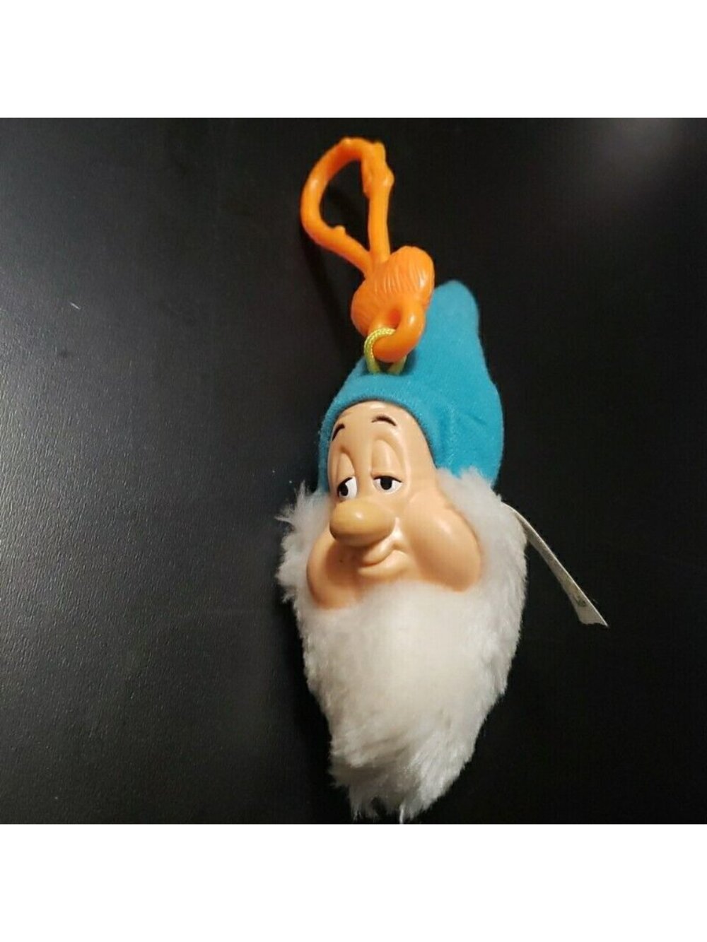 2001 McDonald's Happy Meal Snow White and Seven Dwarves SLEEPY Head Clip-On Toy